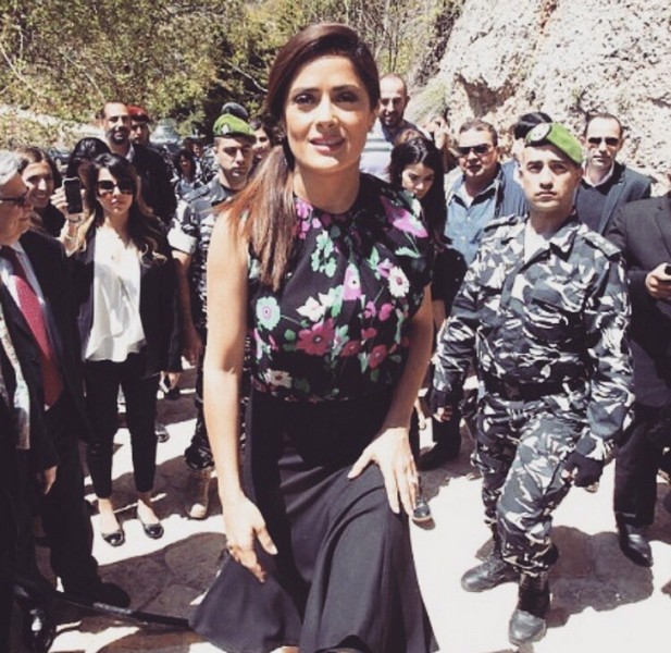 Salma Hayek in Lebanon First Pictures
